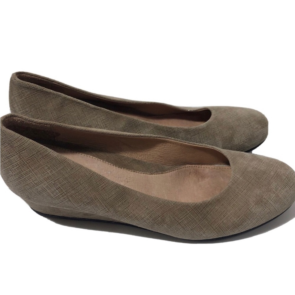 Fs/ny metallic wedge heels. Size 8.5. Made in Italy.